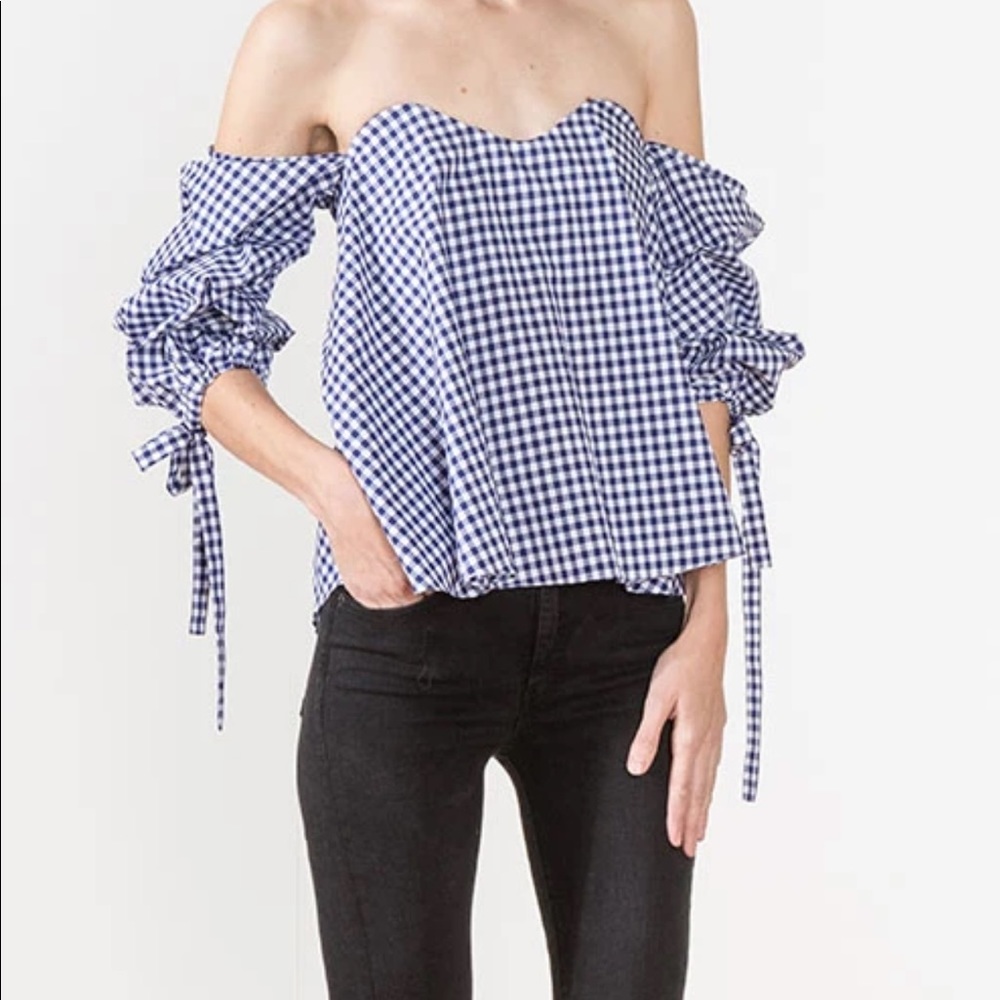 Caroline Constas Gabriella Off-Shoulder Top XS